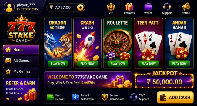 777STAKE Game